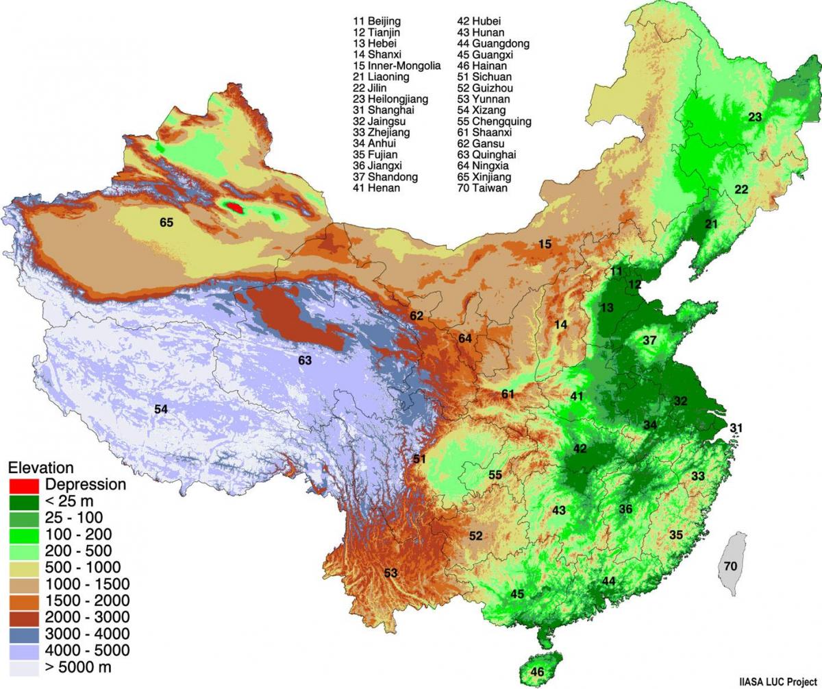mapa Mongolia kota