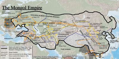Mongolian historia mapa
