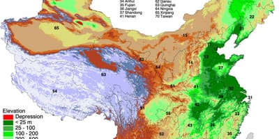 Mapa Mongolia kota